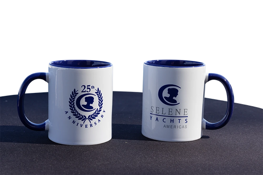 Selene Yachts 25th Anniversary Coffee Mug