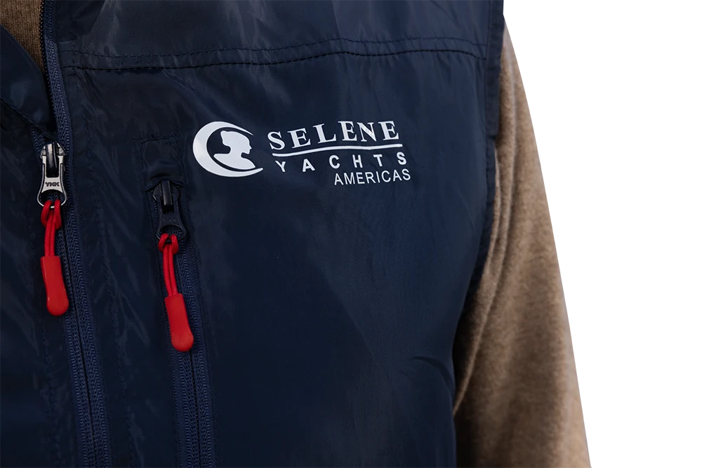 Navy Blue Vest - Selene Yachts Americas